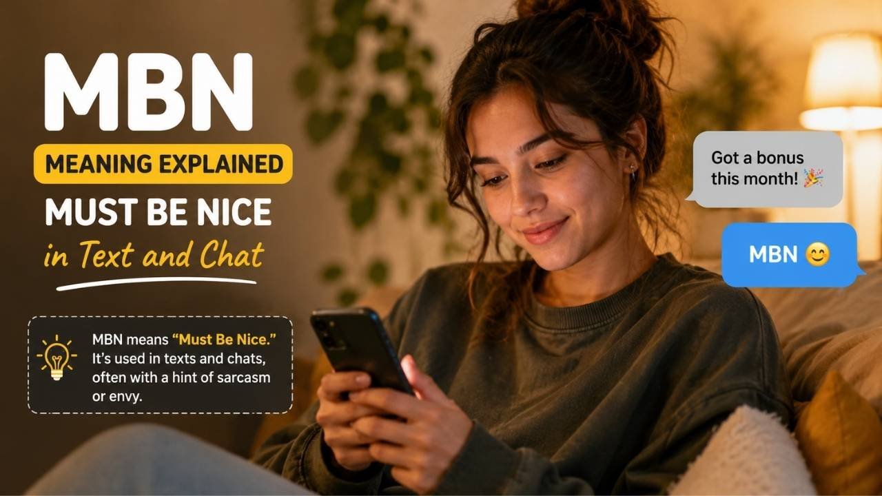 Understanding the MBN meaning can help you avoid confusion in text messages, online chats, and social media conversations.