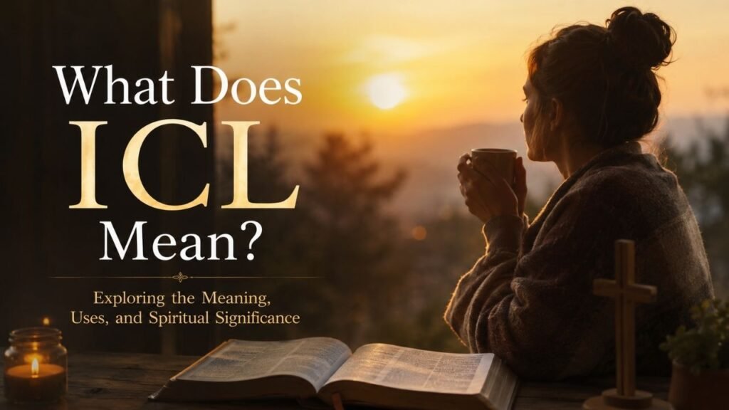 “What does ICL mean? Realistic image showing a simple explanation of the texting abbreviation ICL”