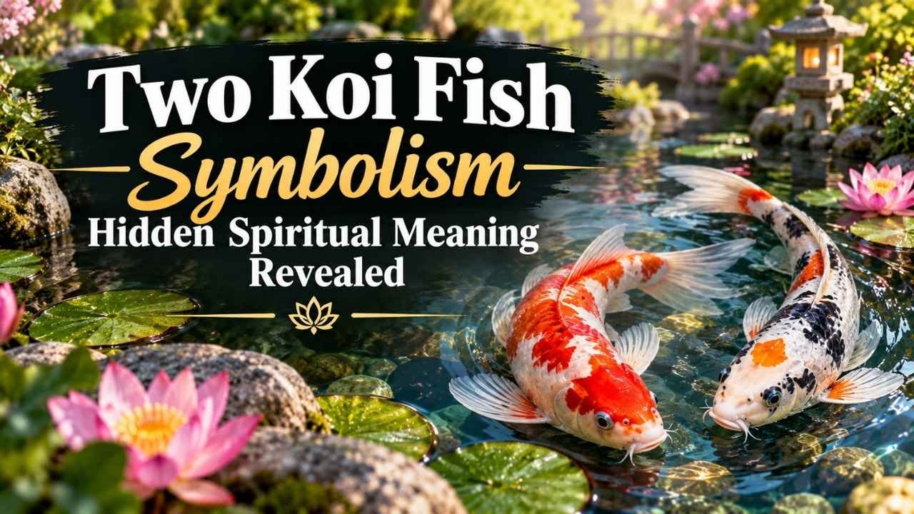 Two Koi Fish Symbolism has inspired people for centuries because it represents balance, love, strength, and spiritual growth.